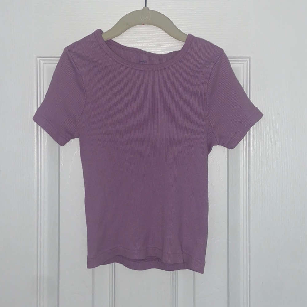 John Galt Purple Baby Tee